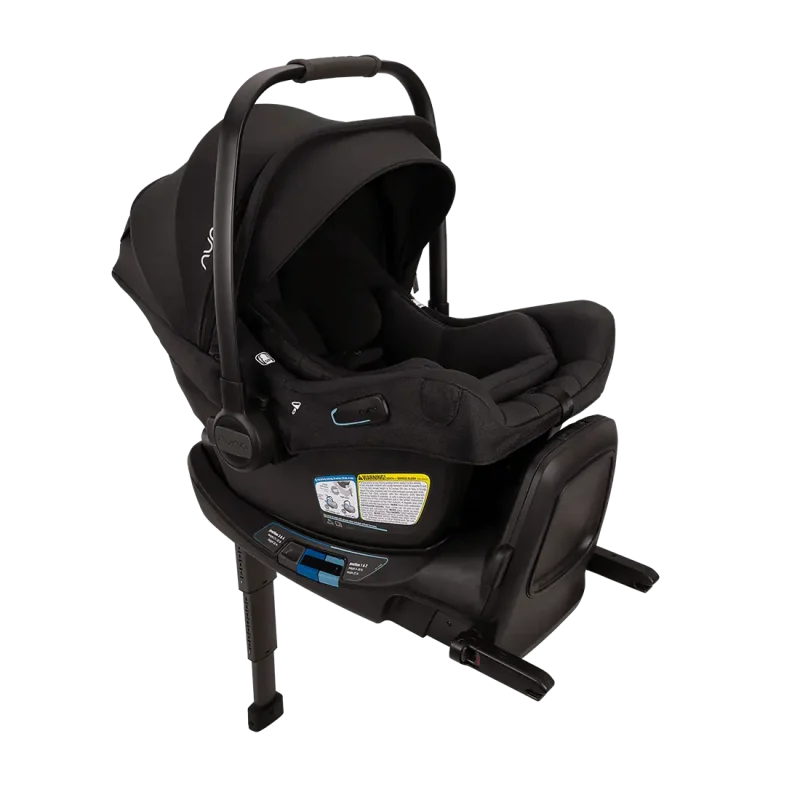 nuna_pipaairerx_caviarccr_angle_onbase_us_web Nuna PIPA Aire RX Infant Car Seat