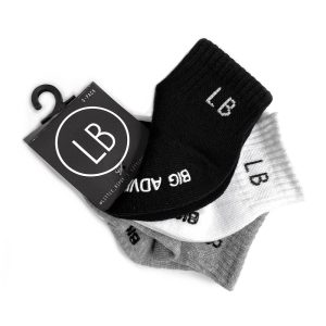 Little Bipsy Sock 3-Pack - White Little Bipsy Sock 3-Pack - White