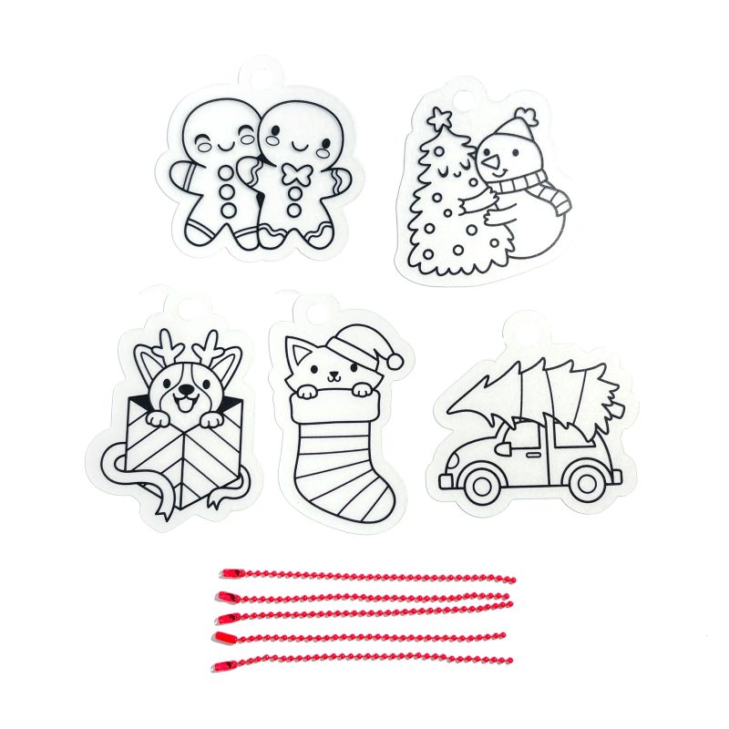 Mini Shrink-Its! DIY Shrink Art Kit - Holly Jolly from OOLY Mini Shrink-Its! DIY Shrink Art Kit - Holly Jolly from OOLY