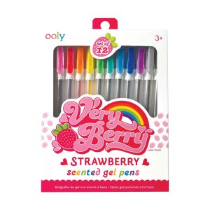 OOLY Very Berry Strawberry Scented Gel Pens Set of 12 OOLY Very Berry Strawberry Scented Gel Pens Set of 12