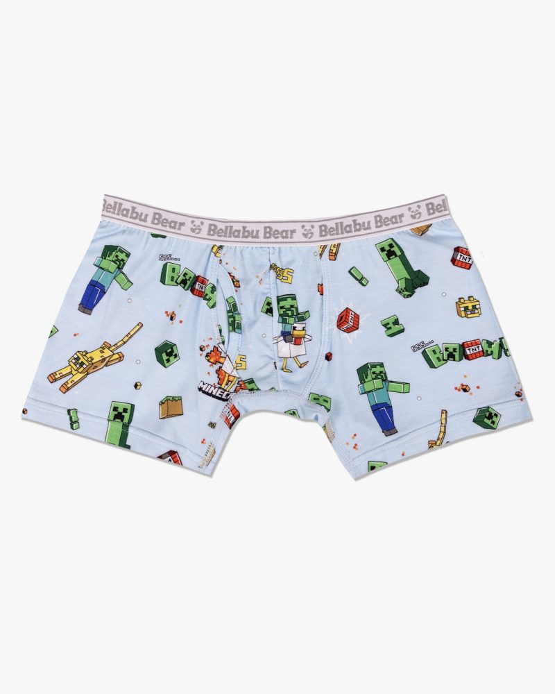 Minecraft Chicken Jockey Bamboo Boxer Brief 3-Pack from Bellabu Bear Minecraft Chicken Jockey Bamboo Boxer Brief 3-Pack from Bellabu Bear