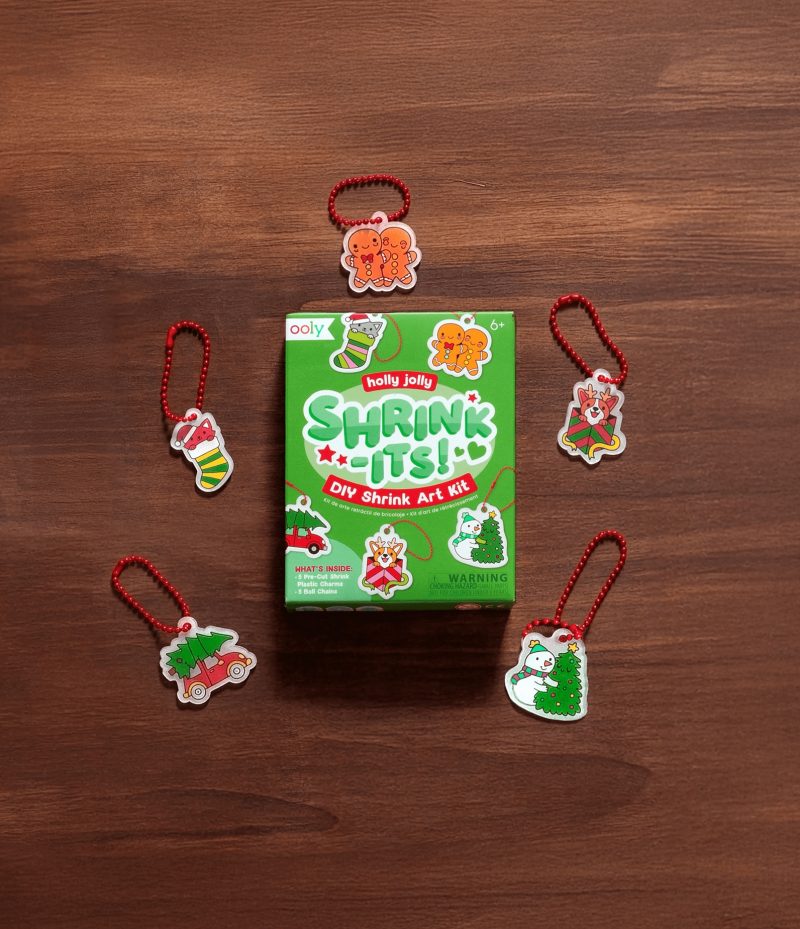 OOLY Mini Shrink-Its! DIY Shrink Art Kit - Holly Jolly Toys OOLY Mini Shrink-Its! DIY Shrink Art Kit - Holly Jolly Toys