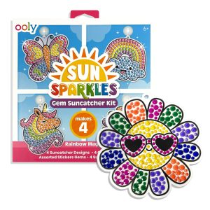 OOLY Sun Sparkles Gem Suncatcher Kit - Rainbow Magic OOLY Sun Sparkles Gem Suncatcher Kit - Rainbow Magic