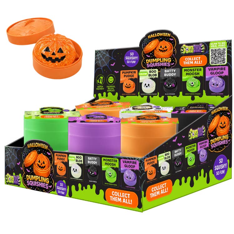 Fun Doh Halloween Dumplings Squishy Assorted from Novely Brands Fun Doh Halloween Dumplings Squishy Assorted from Novely Brands