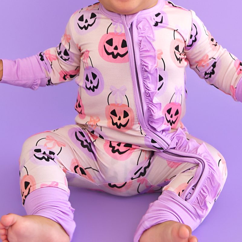 Emmy Bamboo Viscose Ruffled Zippered Romper from Gigi and Max Emmy Bamboo Viscose Ruffled Zippered Romper from Gigi and Max