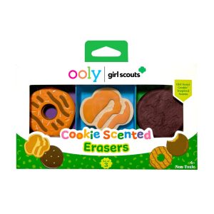 OOLY OOLY x Girl Scouts Cookie Scented Erasers - Set of 3 OOLY OOLY x Girl Scouts Cookie Scented Erasers - Set of 3