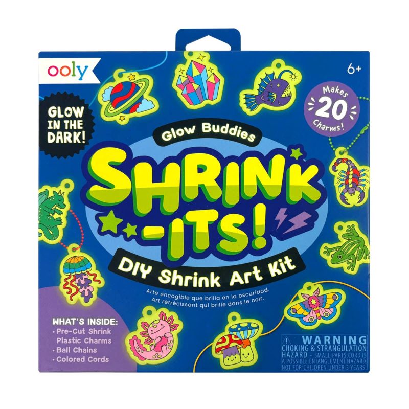 OOLY Shrink-Its! DIY Shrink Art Kit - Glow Buddies Toys OOLY Shrink-Its! DIY Shrink Art Kit - Glow Buddies Toys