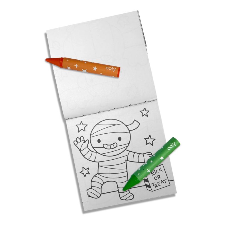 OOLY Carry-Along Coloring Book Set - Happy Haunts Toys OOLY Carry-Along Coloring Book Set - Happy Haunts Toys