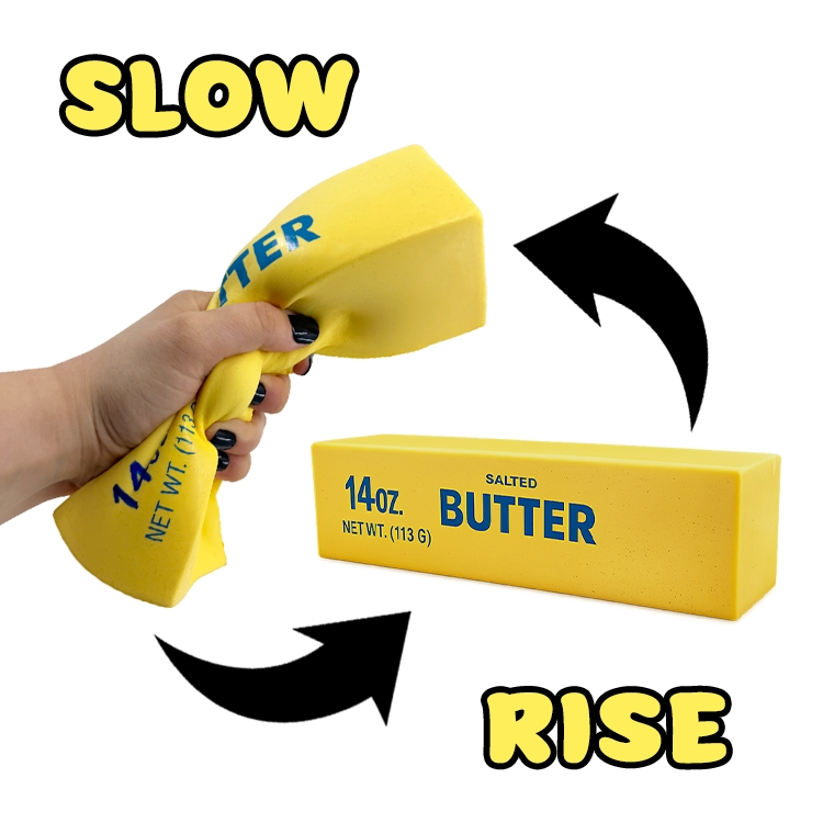 Fun Doh Jumbo Butter Slow Rise Squish Toy made by Novelty Brands Fun Doh Jumbo Butter Slow Rise Squish Toy made by Novelty Brands