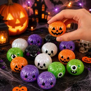 Novely Brands Fun Doh Halloween Mini Dumplings Squishy Assorted Novely Brands Fun Doh Halloween Mini Dumplings Squishy Assorted