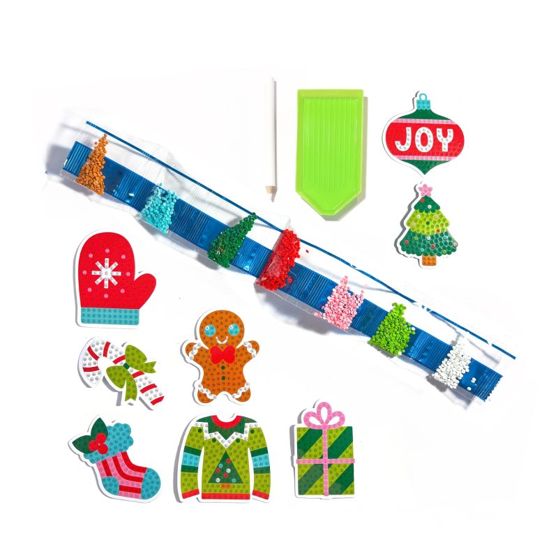 Mini Razzle Dazzle DIY Gem Sticker Kit - Jingle & Joy from OOLY Mini Razzle Dazzle DIY Gem Sticker Kit - Jingle & Joy from OOLY