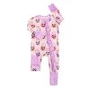 Emmy Bamboo Viscose Ruffled Zippered Romper available at Blossom Emmy Bamboo Viscose Ruffled Zippered Romper available at Blossom