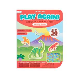 OOLY Play Again!: Reusable Sticker Fun - Daring Dinos OOLY Play Again!: Reusable Sticker Fun - Daring Dinos