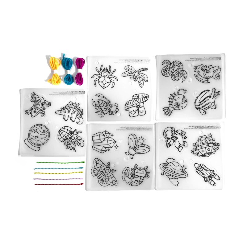 Shrink-Its! DIY Shrink Art Kit - Glow Buddies from OOLY Shrink-Its! DIY Shrink Art Kit - Glow Buddies from OOLY
