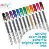 Very Berry Strawberry Scented Gel Pens Set of 12 from OOLY Very Berry Strawberry Scented Gel Pens Set of 12 from OOLY