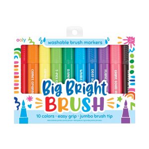 OOLY Big Bright Brush Markers - Jumbo - Set of 10 OOLY Big Bright Brush Markers - Jumbo - Set of 10