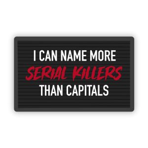 Big Moods I Can Name More Serial Killers Than Horror Fan Sticker Big Moods I Can Name More Serial Killers Than Horror Fan Sticker
