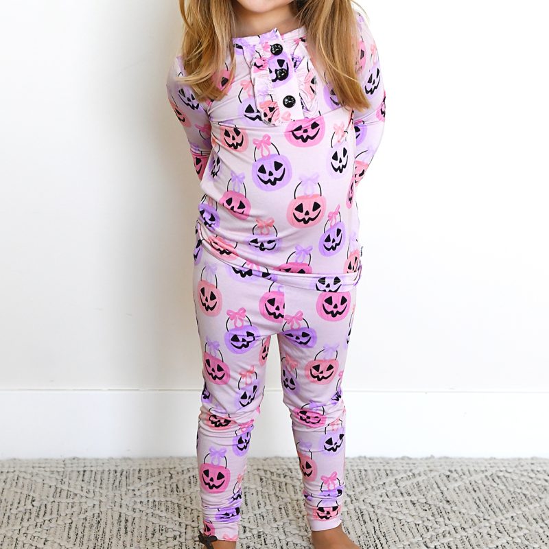 Emmy Bamboo Viscose Ruffled Pajama Set from Gigi and Max Emmy Bamboo Viscose Ruffled Pajama Set from Gigi and Max