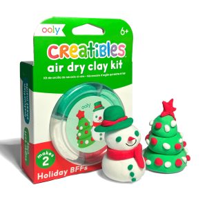 OOLY Creatibles: Air Dry Clay Kit - Holiday BFFs
