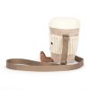 Amuseables Perkle Coffee Shoulder Bag from Jellycat