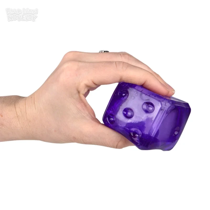 Squeezy Sugar Dice 2 Inch Assorted Colors made by Toy Network