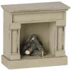 Maileg Fireplace for Mouse Off White