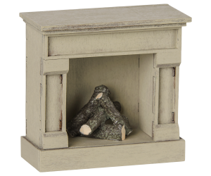 Maileg Fireplace for Mouse Off White Maileg Fireplace for Mouse Off White