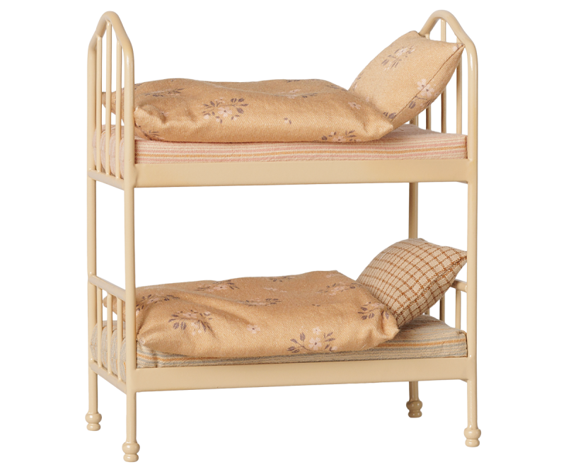 Maileg Bunk Bed for Mouse in Wheat
