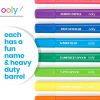 Big Bright Brush Markers - Jumbo - Set of 10 made by OOLY Big Bright Brush Markers - Jumbo - Set of 10 made by OOLY