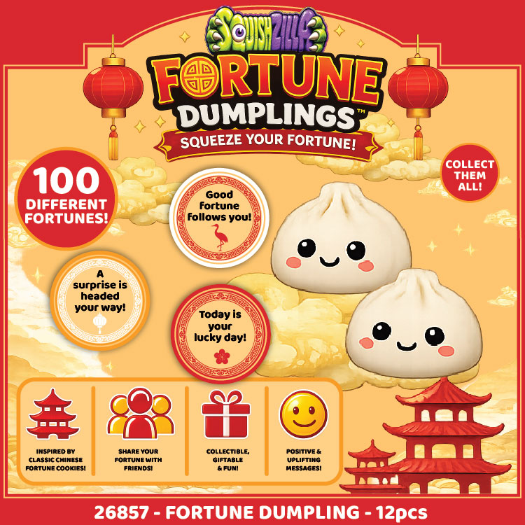 Novelty Brands Fun Doh Squishzilla Fortune Mystery Dumplings part of our collection Novelty Brands Fun Doh Squishzilla Fortune Mystery Dumplings part of our collection