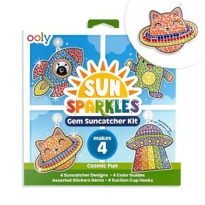 OOLY Sun Sparkles Gem Suncatcher Kit - Cosmic Fun OOLY Sun Sparkles Gem Suncatcher Kit - Cosmic Fun