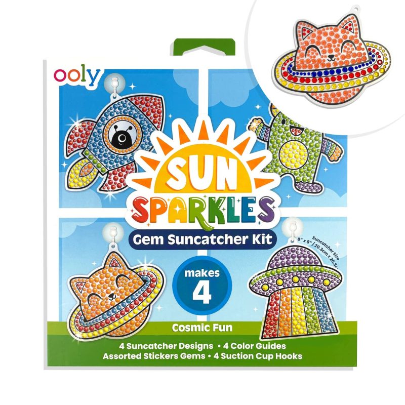 OOLY Sun Sparkles Gem Suncatcher Kit - Cosmic Fun
