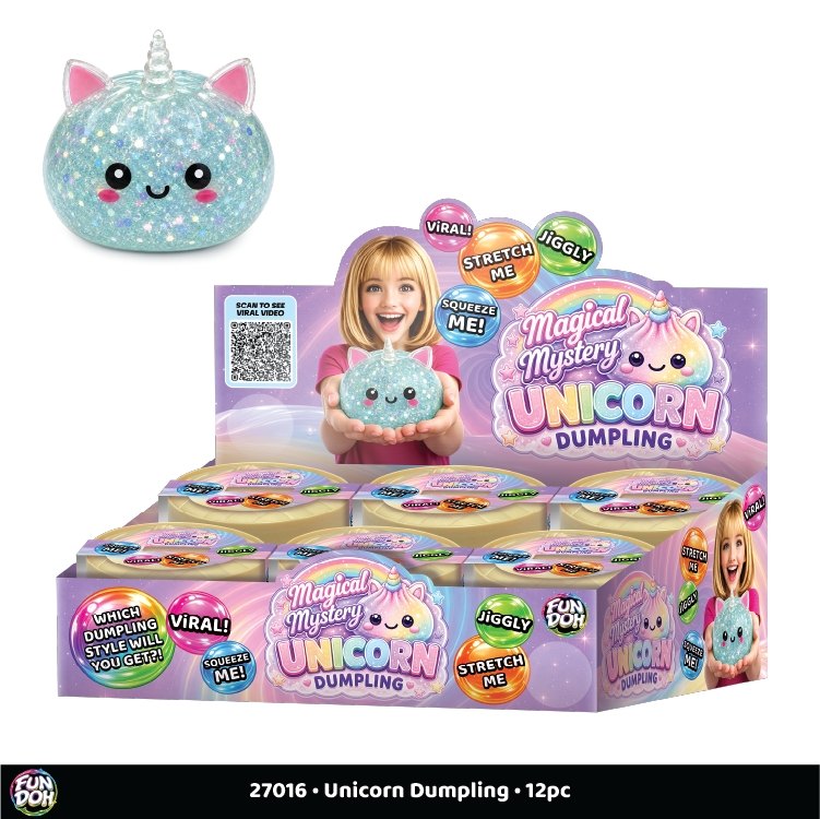 Novelty Brands Fun Doh Unicorn Mystery Dumplings Novelty Brands Fun Doh Unicorn Mystery Dumplings
