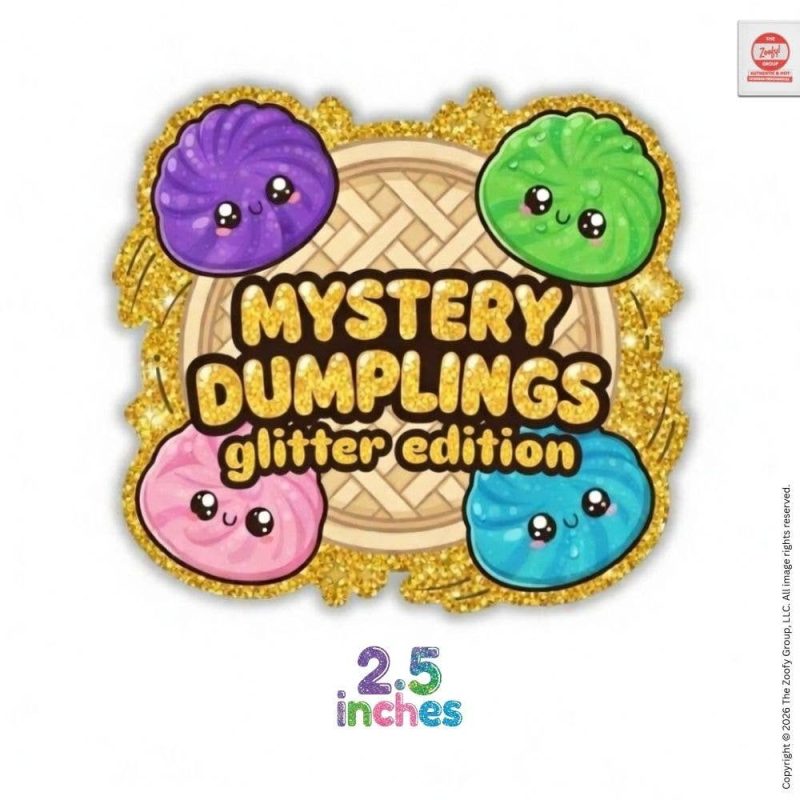 Mystery Glitter Dumplings 2.5 Inch from Zoofy Group Mystery Glitter Dumplings 2.5 Inch from Zoofy Group