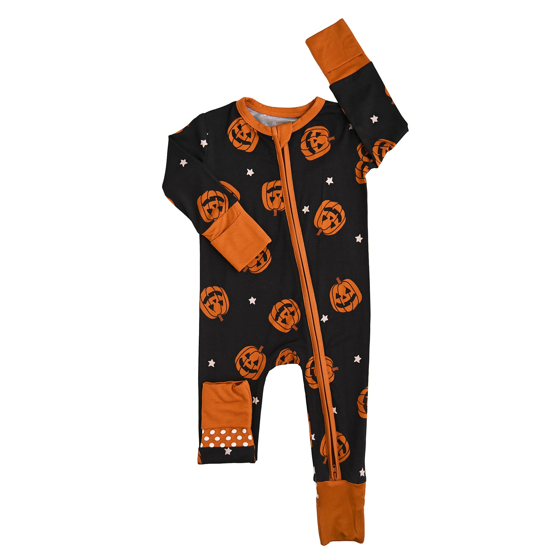 Gigi and Max Jack Bamboo Viscose Zippered Romper - thumbnail 5