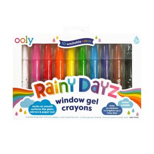 OOLY Rainy Dayz Window Gel Crayons - Set of 10 OOLY Rainy Dayz Window Gel Crayons - Set of 10