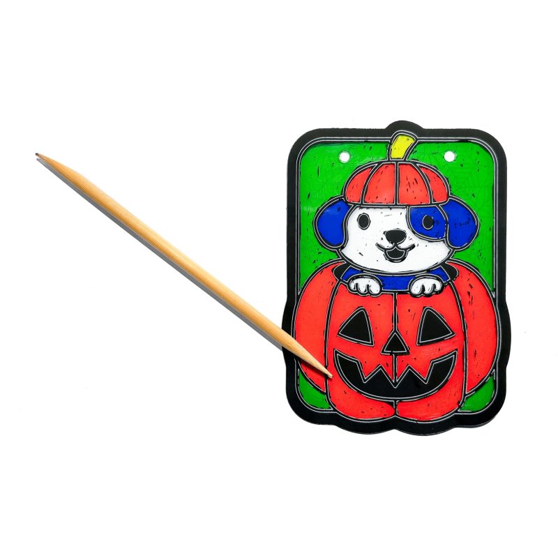 Mini Scratch & Scribble Window Banner Kit - Boo Buddies made by OOLY Mini Scratch & Scribble Window Banner Kit - Boo Buddies made by OOLY