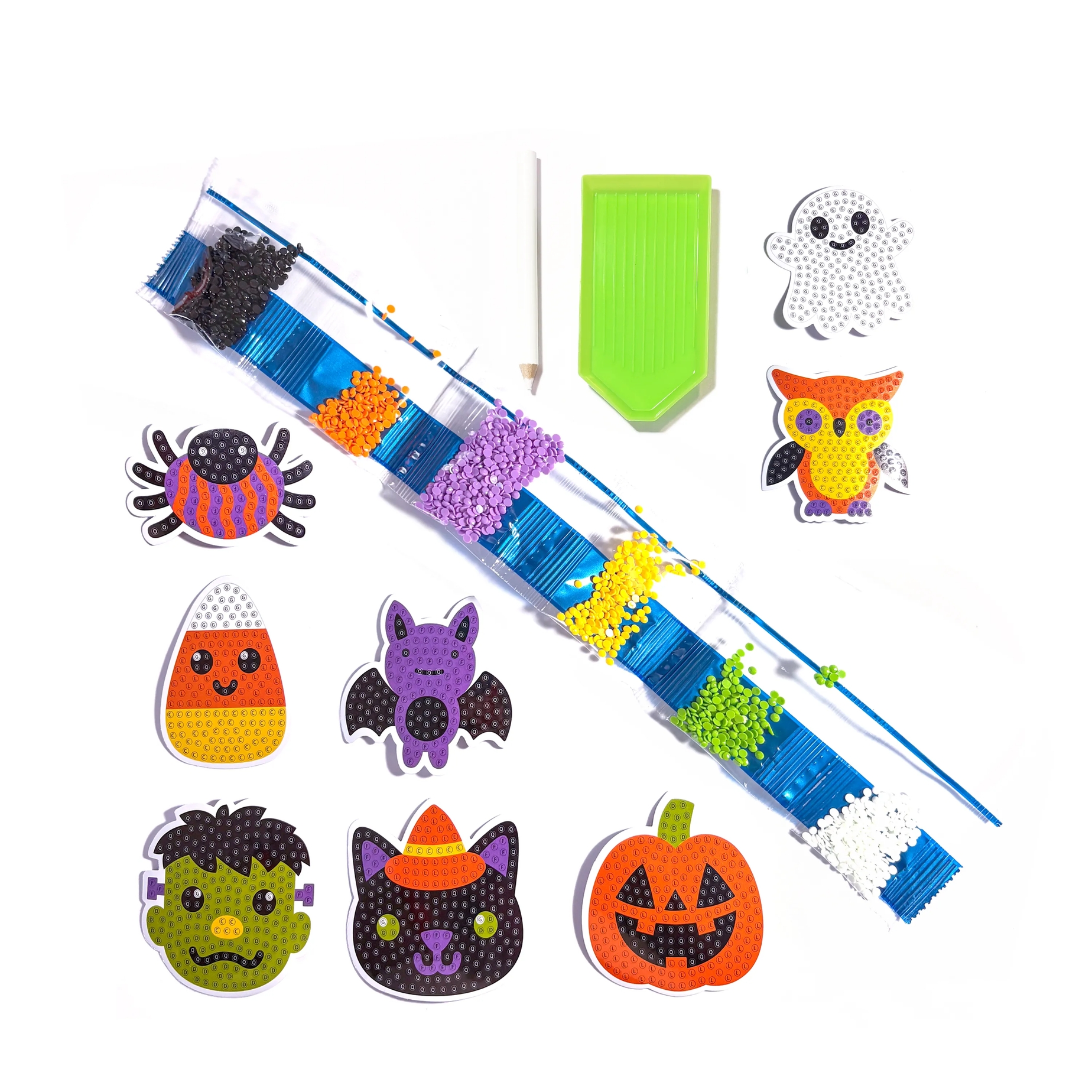 OOLY Mini Razzle Dazzle DIY Gem Sticker Kit – Spooky Fun - thumbnail 3