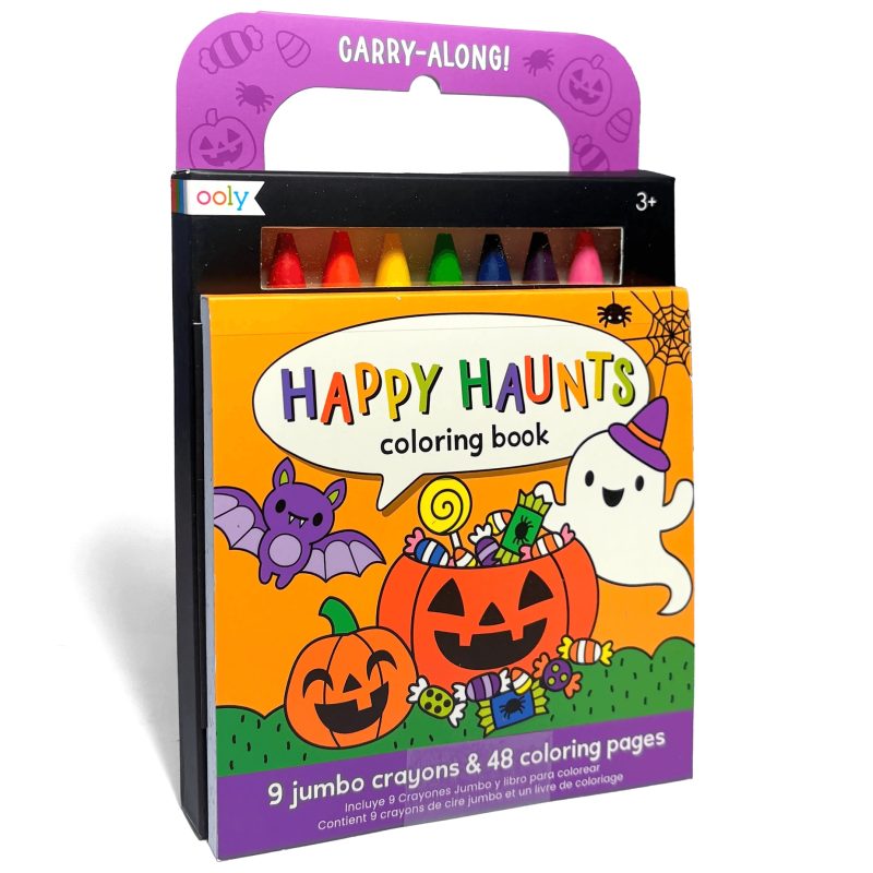 OOLY Carry-Along Coloring Book Set - Happy Haunts OOLY Carry-Along Coloring Book Set - Happy Haunts