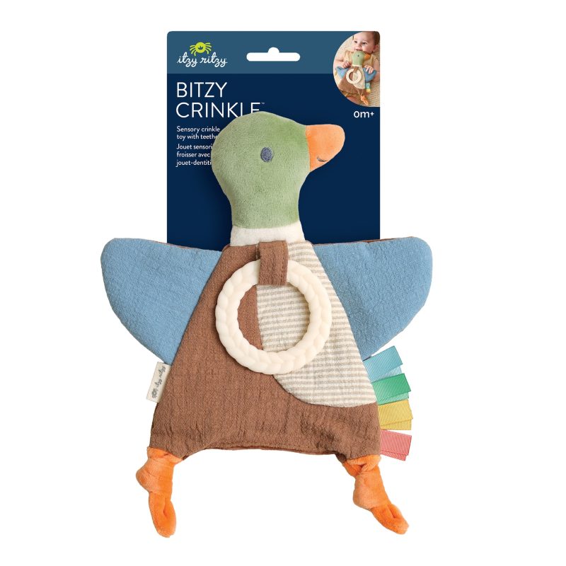 Itzy Ritzy Mallard Duck Bitzy Crinkle part of our collection Itzy Ritzy Mallard Duck Bitzy Crinkle part of our collection