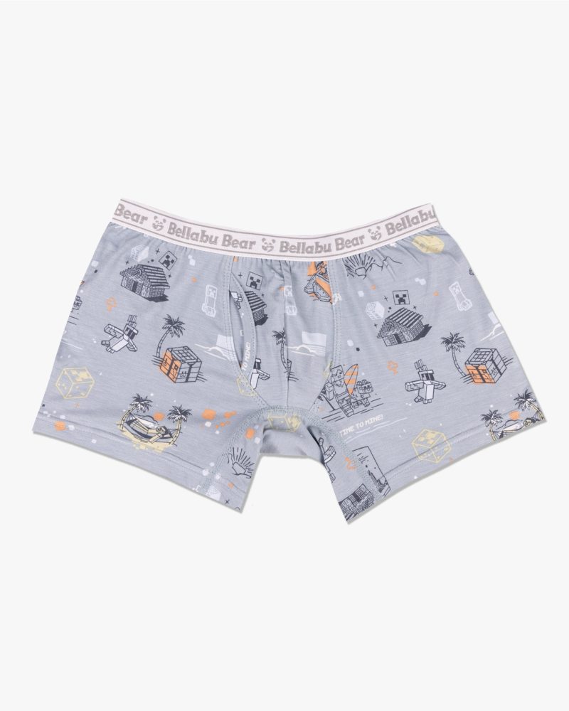 Minecraft Chicken Jockey Bamboo Boxer Brief 3-Pack available at Blossom Minecraft Chicken Jockey Bamboo Boxer Brief 3-Pack available at Blossom