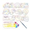 OOLY Playful Painters: Easy Watercolor Painting Kit - Rainbow Cuties (25 PC Set) Toys OOLY Playful Painters: Easy Watercolor Painting Kit - Rainbow Cuties (25 PC Set) Toys