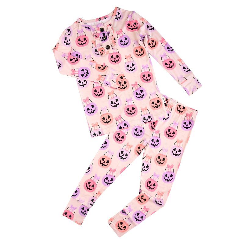 Emmy Bamboo Viscose Ruffled Pajama Set Emmy Bamboo Viscose Ruffled Pajama Set