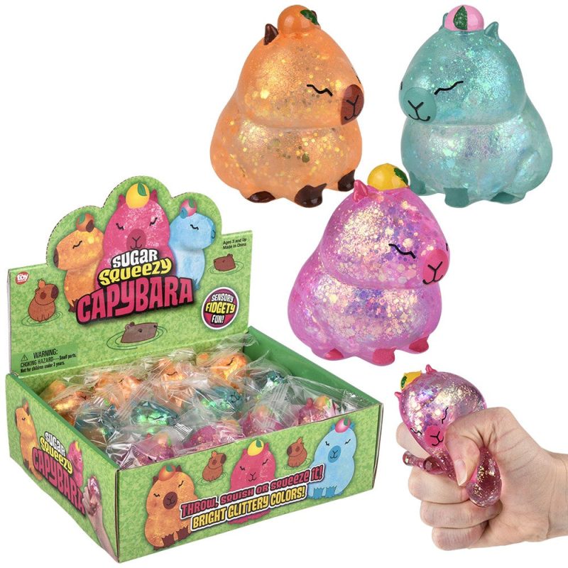 Toy Network Sugar Squeezy Capybara 2.5 Inch Assorted Colors Toy Network Sugar Squeezy Capybara 2.5 Inch Assorted Colors