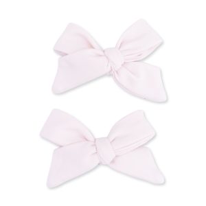 Angel Dear Solid Mauve Morn Bamboo 2 Pack Bow Clips Angel Dear Solid Mauve Morn Bamboo 2 Pack Bow Clips
