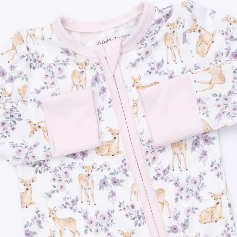 0c8cb295ca93b15ea0fbb7267a3066e8afa6ce237b45ac6719925999b86b5252 Angel Dear Floral Deer Bamboo Convertible Romper