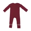 0f8536f2e4b91b6e71ea93567e53880992d6bd26eaa0d654ce8a4cf5e684bc6c Angel Dear Solid Oxblood Red Bamboo Convertible Romper