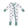 Angel Dear Black Bears Bamboo Convertible Romper