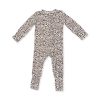 Angel Dear Leopard Rib Bamboo Convertible Romper Angel Dear Leopard Rib Bamboo Convertible Romper