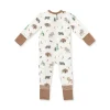 126-F26-NWA_02 Angel Dear Northern Woodland Animals Bamboo Convertible Romper